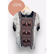 Best selling dashiki horse motif t-shirt ethnic horse/ Bangkok shirt casual t-shirt/ Balinese horse 