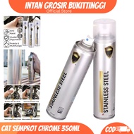 Chrome Spray Paint 350ml – Multipurpose Quick-Drying Chrome Effect Spray Paint