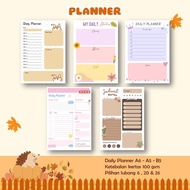 DAILY PLANNER BINDER CONTENTS AGENDA FILE PAPER A6 A5 B5 - Vol.02 Loose Leaf Paper A5 Binder Refill
