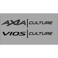 Perodua Axia Culture Vios Dugong Culture Car Sticker premium