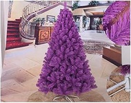 Artificial Christmas tree Artificial Christmas Tree Pine C Christmas Tree 4Ft/5Ft/6Ft/7Ft/8Ft with Realistic Appearance(Color:Purple,Size:6ft/180cm) (Purple 7ft/210cm) Fashionable