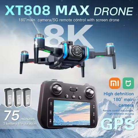 Xiaomi Mijia XT808GPS Drone 4K Professional HD Dual Camera 8K Dron Brushless Motor 5G WIFI FPV Folda