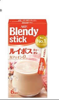 (訂購) 日本製造 AGF Blendy Stick 即沖 博士茶歐蕾棒 (零卡路里&amp;咖啡因) 6 條 (6 盒裝)