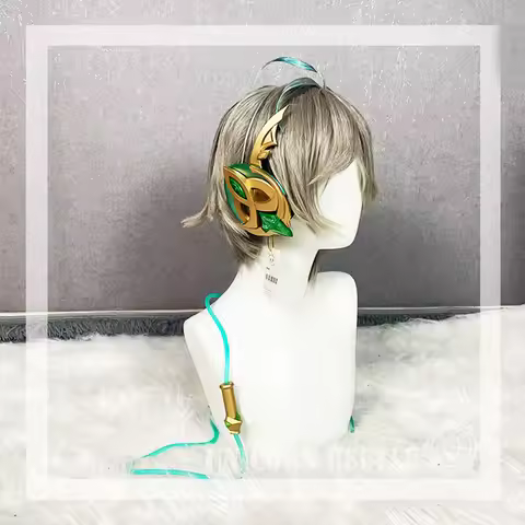 Alhaitham Cosplay Earphones Game Genshin Impact Halloween Costume Props Earphones Accessories Superi