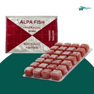 Frozen Bloodworm Cubes (WHOLESALE) fish food pet food