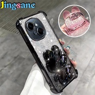 Jingsanc long lanh Ốp bảo vệ tương thích fortecno Spark Go 1/TECNO Spark Go 1Sphone trường hợp thỏ g