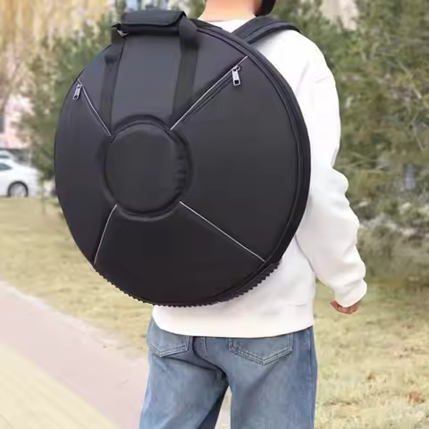 Handpan Bag Sturdy Handpan Case Steel Steel Drum Bag Shoulder Strap Music Storage Wear-Resistant for