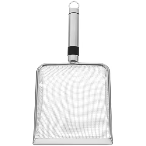28.5X14X6Cm Stainless Steel Cat Litter Scoop Non Stick Metal Sand Sifter Pet Litter Box Tool Large C