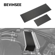 BEVINSEE Carbon Intercooler Cover Charge Cooler Decorative Cover For BMW S55 Engine For BMW M3 F80 M