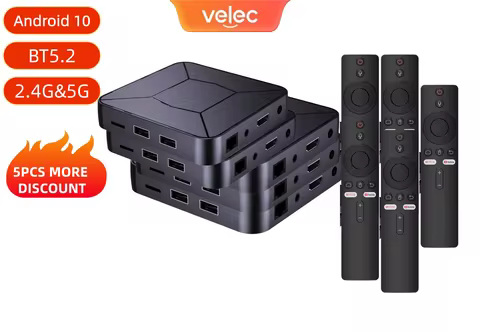 5PCS I96 Z8 Android 10 TV Box 2.4G&5G Dual WIFI 4K HDR 2G 16G Allwinner H313 Quad Core Global Media 