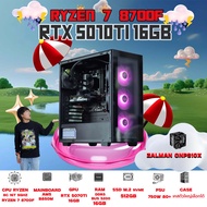 BONMECOM2 ครบเซ็ตพร้อมจอ / CPU AMD AM5 RYZEN 7 8700F / RTX 5070 TI 16GB / Case เลือกได้