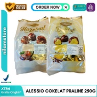 Alessio Chocolate Praline Durian Hazelnut 250g - Durian Chocolate 250g Sweet Snack Chocolate Cemilan