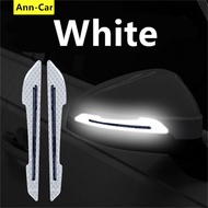 【Ann-Car】1 Pair Car Rearview Mirror Reflective Sticker Safety Warning Reflective Sticker Car Rearview Mirror Decorative Strip