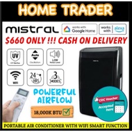 【 CASH ON DELIVERY 】 ✦ MISTRAL ✦ PORTABLE AIRCON ✦ SMART FUNCTION ✦ MPAC1800R