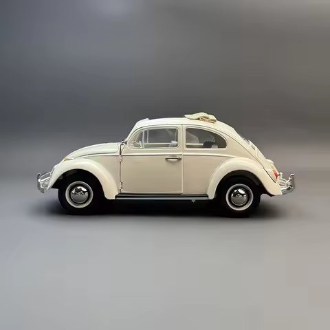 Schuco 1:18 for 1963 Beetle White Alloy Car Model Collection Gift