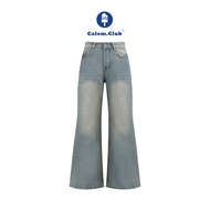 Quần jean ỐNG LOE Calem.Club  wash màu dáng dài tôn dáng Pants Nữ Women jean ống loe