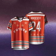 Men Women Unisex Short Sleeve Jersey Malaysia Men's Team Jersey Print Jersey