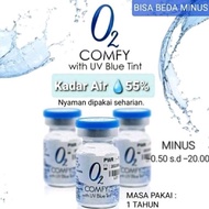 O2 Comfy Clear Contact Lenses Minus 0.5 to -20.00 Omega Eye Lenses HF