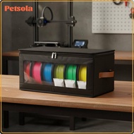 Holds 6 Rolls 3D Printer Filament Storage Box Oxford Cloth 3D Printer Filament Box Carry Handles for