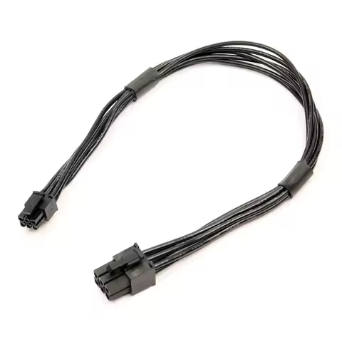 Mini 6-Pin to PCI-E 6Pin Graphics Video Card Power Cable Connector for Apple IOS Mac G5 Mac Pro Comp