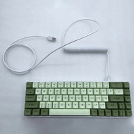 Mechanical Keyboard Custom Coiled Cable Wire GH60 Aviator USB Type C Charger Keyboard Cable