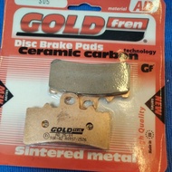 Goldfren sintered front brake pad BMW C400GT / G310GS / G310R high performance brake pad