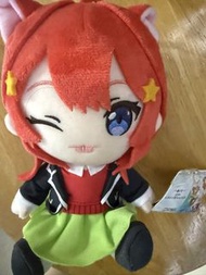 五等分的花嫁-動漫角色紅色頭髮毛公仔