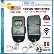 Remote control 330 MHZ / 433 MHZ 2 buttons,8 pin / CLONE &amp; COPY TYPE (READY STOCK)