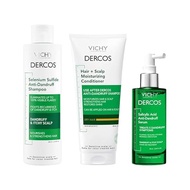 VICHY Dercos Dandruff Shampoo, Antifungal Itchy Scalp Treatment