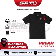 DUCATI DC SPORT T-SHIRT Casual Wear Riding Shirt Baju Motor Cotton Shirt Ducati Official Merchandise