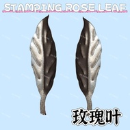 STAMPING ROSE LEAF – Iron Decoration Leaf