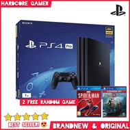 PS4 PRO 1TB Console PlayStation 4 Pro MegaPack Bundle (Asian) with 1X DualShock 4 Black, 2 Free Game