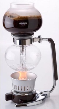 HARIO - 日本製 - 3 杯裝虹吸式玻璃咖啡壺 - 360mL - MCA-3