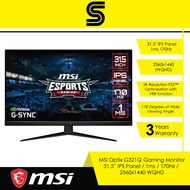 MSI Optix G321Q Gaming Monitor - 31.5” IPS Panel /1ms/170Hz/2560x1440 WQHD/HDR Ready