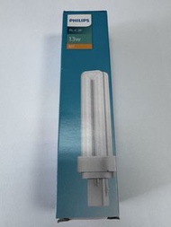 飛利浦黃光節能燈膽慳電光管 Philips PL-C 2P 13W 827