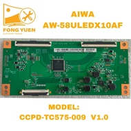 AIWA TV TCON BOARD AW-58ULEDX10AF