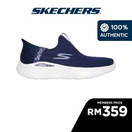 Skechers Women Slip-ins GOrun Lite Running Shoes - 129450-NVLV Air-Cooled Memory Foam Kasut Sneaker,