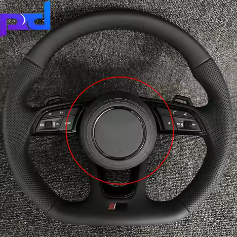 For Audi A1 / A3 / A4 / A5 / A6 / A7 / A8 / Q3 / Q5 / Q7 / Q8 / R8 / TT leather, suede steering whee