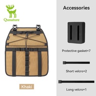 Qunature ขายึดจักรยานกระเป๋าหน้าขายึดกระเป๋าเดินทางจักรยานเสือหมอบ MTB อเนกประสงค์ทนทานที่ใส่กระเป๋า