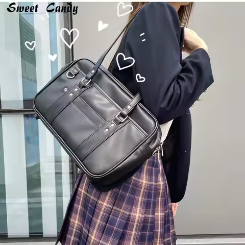 Briefcase high Students Bag Schoolbags Shoulder Bags14-16inch Laptop Bag's Messenger Bags Office Han