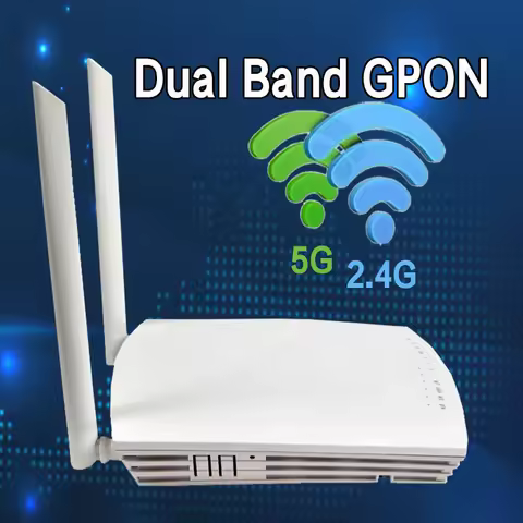 GM620 Gpon Ont ONU Secondhand FTTH Dual Band 1GE 3FE 1POT 2USB 2.4G/5G wifi English version modem F6