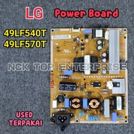 LG 49LF540T 49LF570T POWER BOARD READY STOCK USED TERPAKADI (49LF540T-TB / 49LF570T.ATS / 49LF540 / 49LF570)