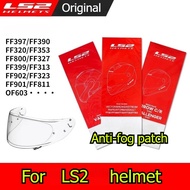 For LS2 Helmet FF800 MX701 FF327 FF805 FF808 Anti-fog Sticker
