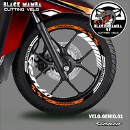 (COD) CUTTING STICKER VELG GENIO - STIKER LIS LIST VARIASI BAN/VELG HONDA GENIO 01