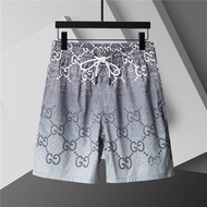 CUCCI6000 Fashion Casual Printed Shorts Men's Outer Wear