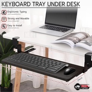 MLIFE-Large Keyboard Stand No Drilling Desk Drawer Sliding Tray -
