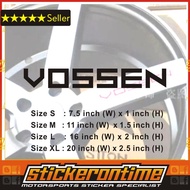Vossen Car Sport Rim Car Sticker for Outdoor