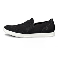 ECCO TRAVEL POC MEN'S LEATHER SLIP-ON SHOES