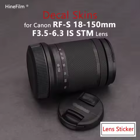 Hinefilm Skin for Canon RF-S 18-150 Lens Decal Skin for Canon RF-S 18-150mm F3.5-6.3 IS STM Lens Ski