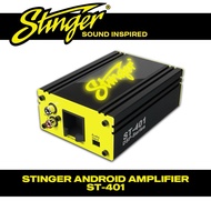 Stinger 401 Pemproses Isyarat Digital DSP PLUG & PLAY OEM ANDROID PLAYER 4CH DSP AMPLIFIER Android P